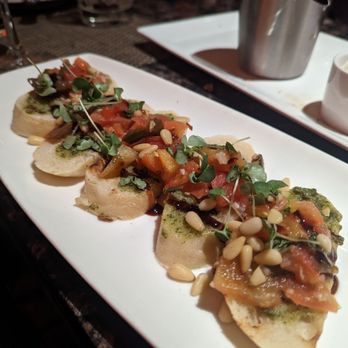 Bistro Napa - Heirloom Tomato Bruschetta~ - New American Near Me - Reno, Nevada Bistro Napa - Heirloom Tomato Bruschetta~ - New American Near Me - Reno, Nevada