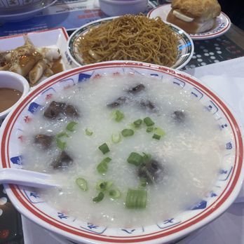 HK Macau Bistro - Pineapple Bun 豬紅粥 or Pork Blood Congee with 豉油皇炒麵 or Soy Sauce Chow Mein and 混醬腸粉 or Steamed Rice Roll in Mixed Sauce and milk tea $12.99 - Hong Kong Style Cafe Near Me - San Gabriel, California HK Macau Bistro - Pineapple Bun 豬紅粥 or Pork Blood Congee with 豉油皇炒麵 or Soy Sauce Chow Mein and 混醬腸粉 or Steamed Rice Roll in Mixed Sauce and milk tea $12.99 - Hong Kong Style Cafe Near Me - San Gabriel, California