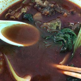The soup is made completely out of vinegar and salt The beef is hard  Vegetable is old