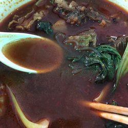 Beijing & Osaka - The soup is made completely out of vinegar and salt The beef is hard  Vegetable is old
