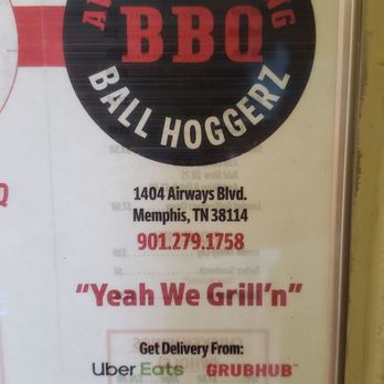 Ball Hoggerz BBQ - Menu - Chicken Wings Near Me - Memphis, Tennessee