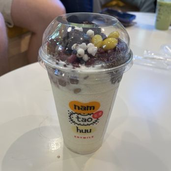 Nam Tao Huu - Soymilk Slush with Toppings - Bubble Tea Near Me - Portland, Oregon
