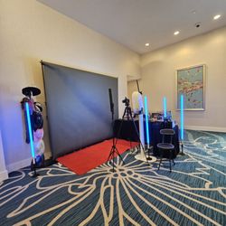 Orlando's Best PhotoBooth - Corporation set up!