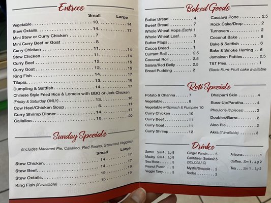 Menu photo 2 Cynthia's Caribbean Bakery Irvington, NJ