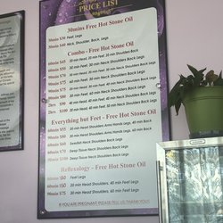 Chinese Foot Massage - Pricing April 2023