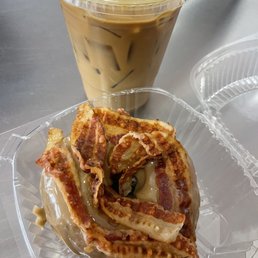 Maple bacon donut
