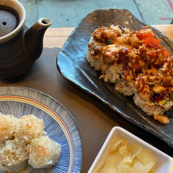 Shoyou Sushi - Shoyou style baked lobster roll and shrimp shumai - Sushi Bars Near Me - Baltimore, Maryland Shoyou Sushi - Shoyou style baked lobster roll and shrimp shumai - Sushi Bars Near Me - Baltimore, Maryland