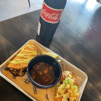 Masa Masa - Mexican Coke, Quesabirrria Taco and the Fried Shrimp Taco - Tacos Near Me - Roseville, California Masa Masa - Mexican Coke, Quesabirrria Taco and the Fried Shrimp Taco - Tacos Near Me - Roseville, California