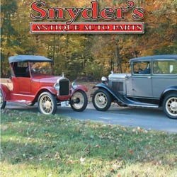 Snyder's Antique Auto - Antique Fords