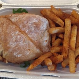 The Sea Biscuit. Comes with the best fries. The Sea Biscuit. Comes with the best fries.