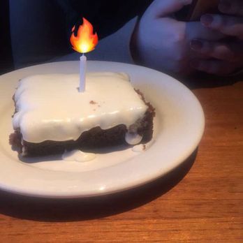 J. Alexander's - Blew out the candle before the pic but you get the idea - New American Near Me - San Antonio, Texas