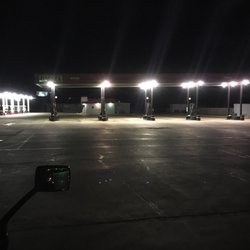 Phillips 66 - Smaller gas station but does offer truck parking and Hunt Brothers Pizza!