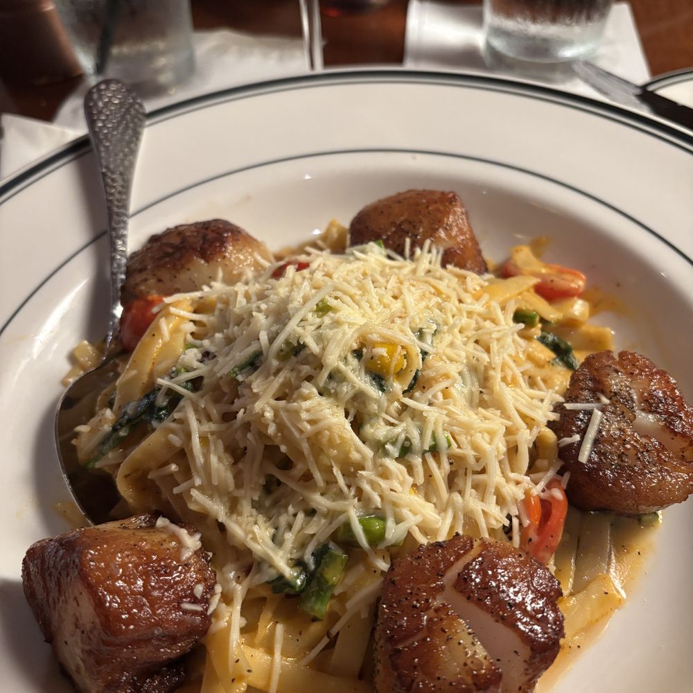 Blue Marlin - Seared Scallops with Pasta - Seafood Near Me - Columbia, South Carolina