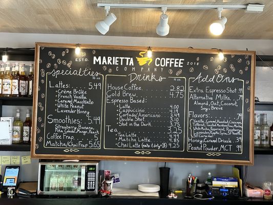 Menu photo 2 Marietta Coffee Company Marietta, GA