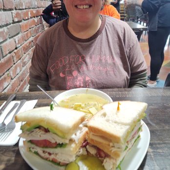Cafe Soleil - Club sandwich and chicken noodle soup - Breakfast & Brunch Near Me - El Sobrante, California