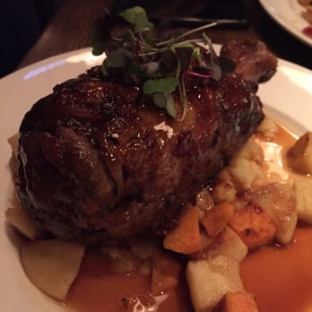 Beatrix - Streeterville - Pork Shank (delicious sauce and puree on the bottom) - New American Near Me - Chicago, Illinois