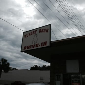 Hungry Bear Drive-In - hungry bear drive - in sign - Burgers Near Me - Ocala, Florida