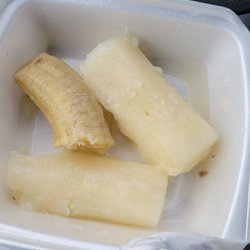 Yuca and platano