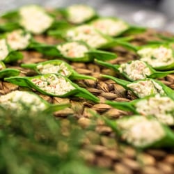 Everyday Gourmet - crab-stuffed peapods