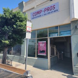 Exterior outside entrance of Comp-Pros - Los Angeles, California Exterior outside entrance of Comp-Pros - Los Angeles, California