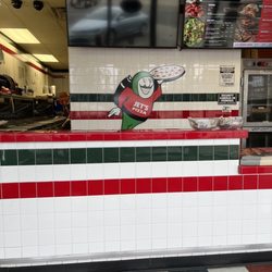 Jet's Pizza - This is the counter when you walk in