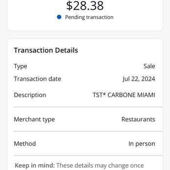 Carbone - An overpriced drink receipt - New American Near Me - Miami Beach, Florida Carbone - An overpriced drink receipt - New American Near Me - Miami Beach, Florida