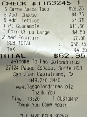 Las Golondrinas Mexican Food by null