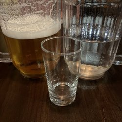 Woodlawn Tap - Pitcher of beer and water