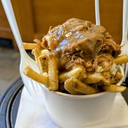 Fritz European Fry House - Medium sized poutine with pulled pork. Mmmmm