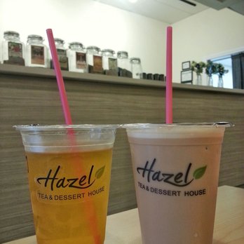 Hazel Tea & Dessert House - Peach green tea & chai milk tea - Desserts Near Me - Hamilton, Ontario Hazel Tea & Dessert House - Peach green tea & chai milk tea - Desserts Near Me - Hamilton, Ontario