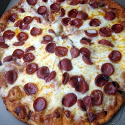 JC's Pizzaria - That is what you call pepperoni pizza.