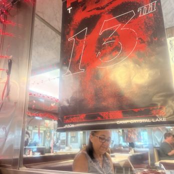 Blairstown Diner - Little poster tribute to the wonderful Mr. Jason from Friday 13th - Diners Near Me - Blairstown, New Jersey Blairstown Diner - Little poster tribute to the wonderful Mr. Jason from Friday 13th - Diners Near Me - Blairstown, New Jersey