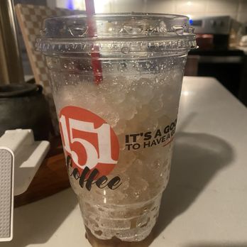 151 Coffee - 5 bucks for a cup of ice in every drink. - Coffee & Tea Near Me - Roanoke, Texas 151 Coffee - 5 bucks for a cup of ice in every drink. - Coffee & Tea Near Me - Roanoke, Texas
