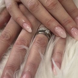 Ombre dip manicure Ombre dip manicure