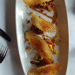 Ocala Food Walks - Bacon Wrapped Scallops Tasting at Marks Prime.