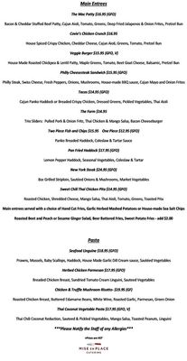 Menu photo 6 The Dory Pub And Restaurant Sydney, NS Menu photo 6 The Dory Pub And Restaurant Sydney, NS