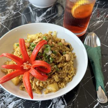 Thai Treasure Bistro - Pineapple fried rice - Thai Near Me - Waterford Twp, Michigan Thai Treasure Bistro - Pineapple fried rice - Thai Near Me - Waterford Twp, Michigan