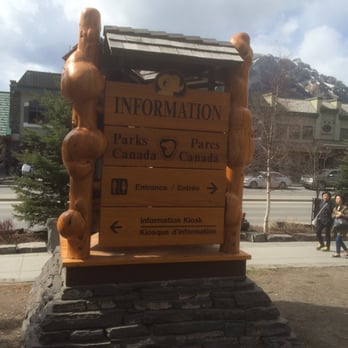 Banff Visitor Information Centre - Sign - Visitor Centers Near Me - Banff, Alberta Banff Visitor Information Centre - Sign - Visitor Centers Near Me - Banff, Alberta