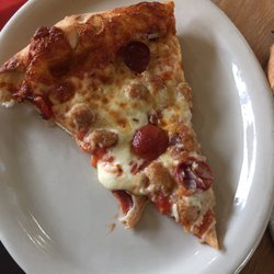 Maria's Pizza - Pepperoni, sausage and onion