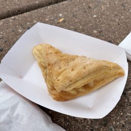 Apple turnover - HARD PASS, not flaky, texture was almost soggy and apples had no flavor. You can buy this from Walmart Apple turnover - HARD PASS, not flaky, texture was almost soggy and apples had no flavor. You can buy this from Walmart