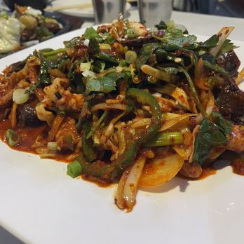 Chon Dak - Stir fried Soondae - Bars Near Me - Gardena, California
