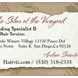 Now at the Salon at the Vineyard
