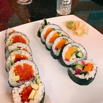 Colorado Sake - Spicy tuna and veggie rolls - Breweries Near Me - Denver, Colorado