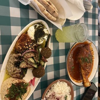 Beit Rima - Mezze Sampler (9/10) Gazan Braised Lamb Shank(10/10) - Arabic Near Me - San Francisco, California Beit Rima - Mezze Sampler (9/10) Gazan Braised Lamb Shank(10/10) - Arabic Near Me - San Francisco, California