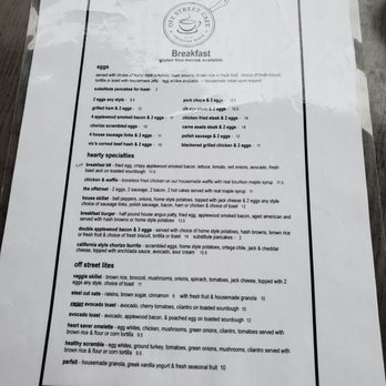 Off Street Cafe - The menu. - American Near Me - Cerritos, California Off Street Cafe - The menu. - American Near Me - Cerritos, California