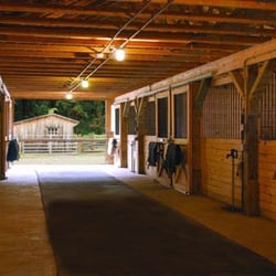 Winthrop Farm - Inside the barn