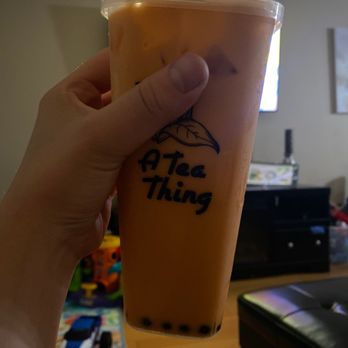 A Tea Thing - Charged me for Boba and all I got was a couple Pieces of Boba on the bottom of my drink - Coffee & Tea Near Me - Reseda, California