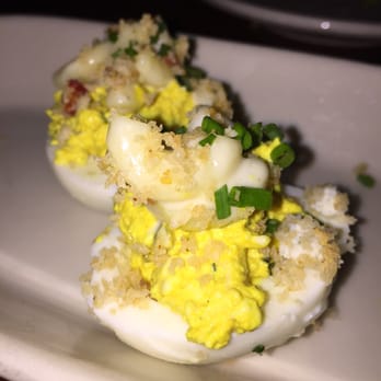 Whiskey Cake - Deviled Eggs Mac N Cheese Style - New American Near Me - Plano, Texas Whiskey Cake - Deviled Eggs Mac N Cheese Style - New American Near Me - Plano, Texas