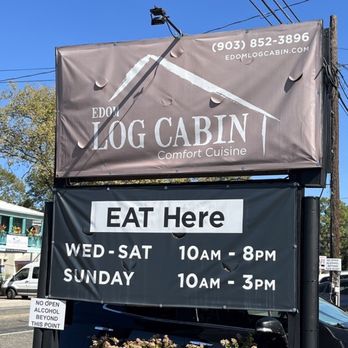Edom Log Cabin - Comfort Food Near Me - Edom, Texas