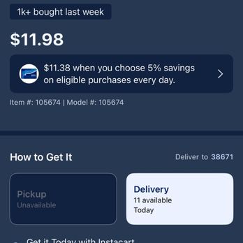 Lowe's Home Improvement - Showing available items that are out of stock, but willing to charge a delivery fee. - Hardware Stores Near Me - Southaven, Mississippi